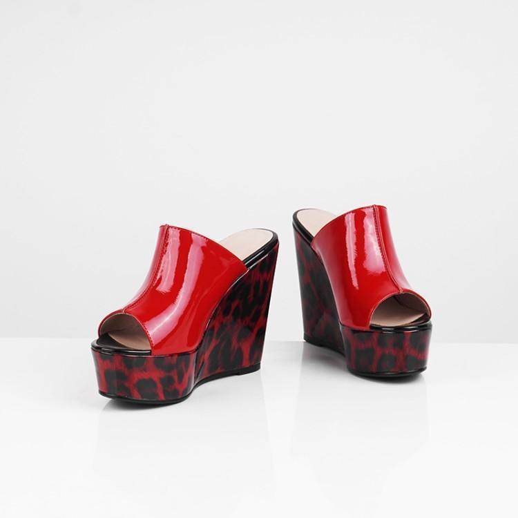Outer Wear Wedge Women's Sandals - Mubimart