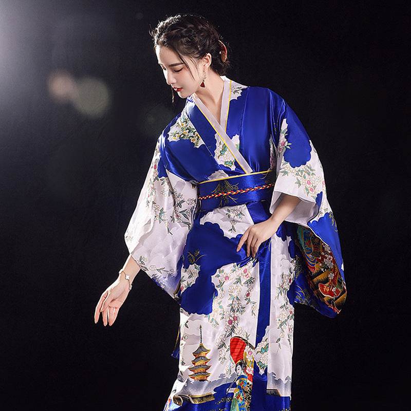 Japanese God Girl Kimono Female Formal Dress - Mubimart