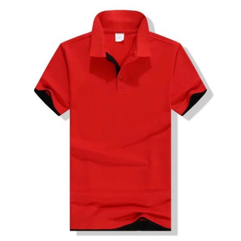 Mens Stand Collar Polo Shirt - Mubimart