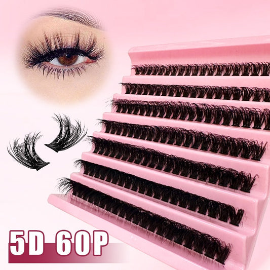 5D Messy 40p 60p Thick Hot Melt False Eyelashes