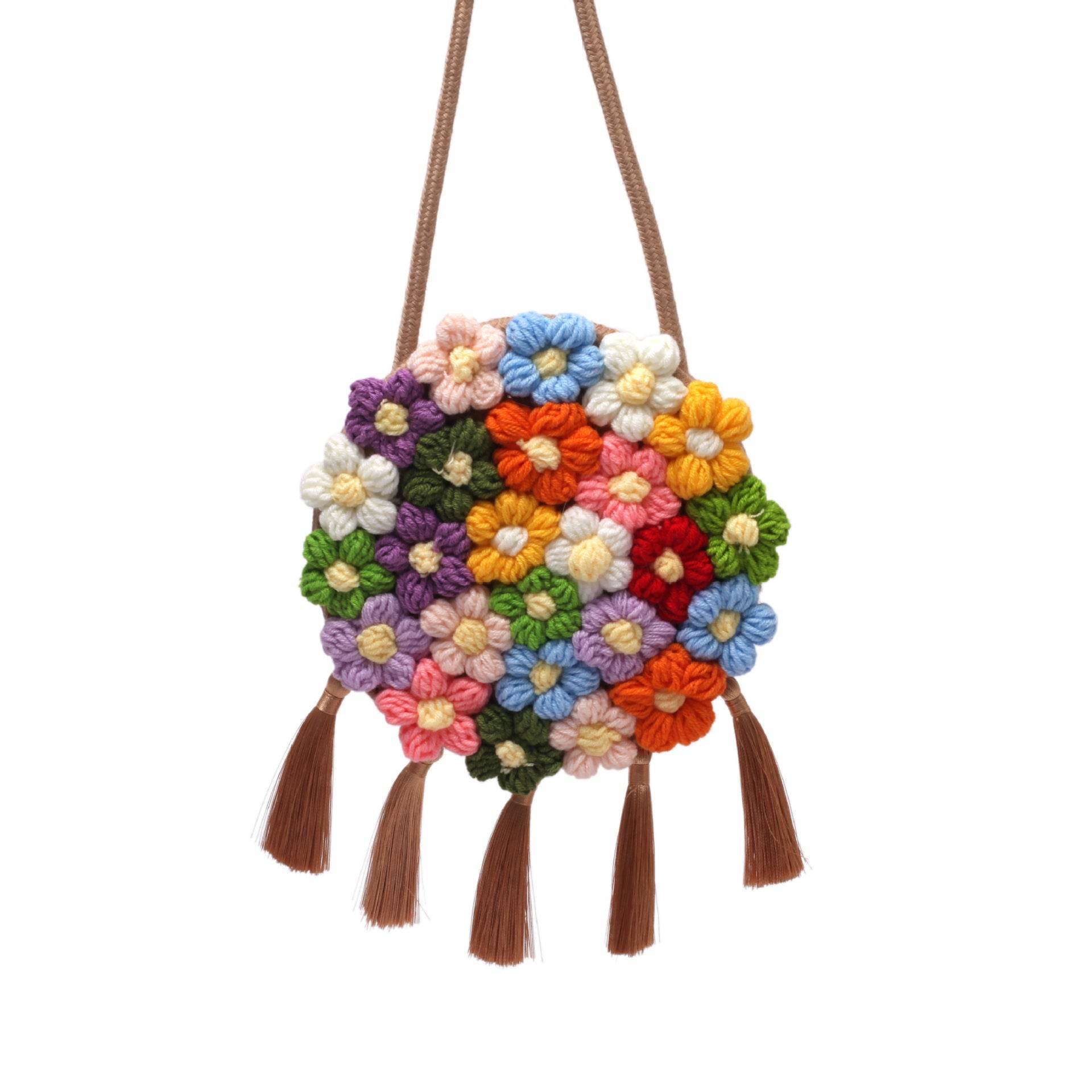 Braided Summer Cotton Hemp Crossbody Bag For Women - Mubimart