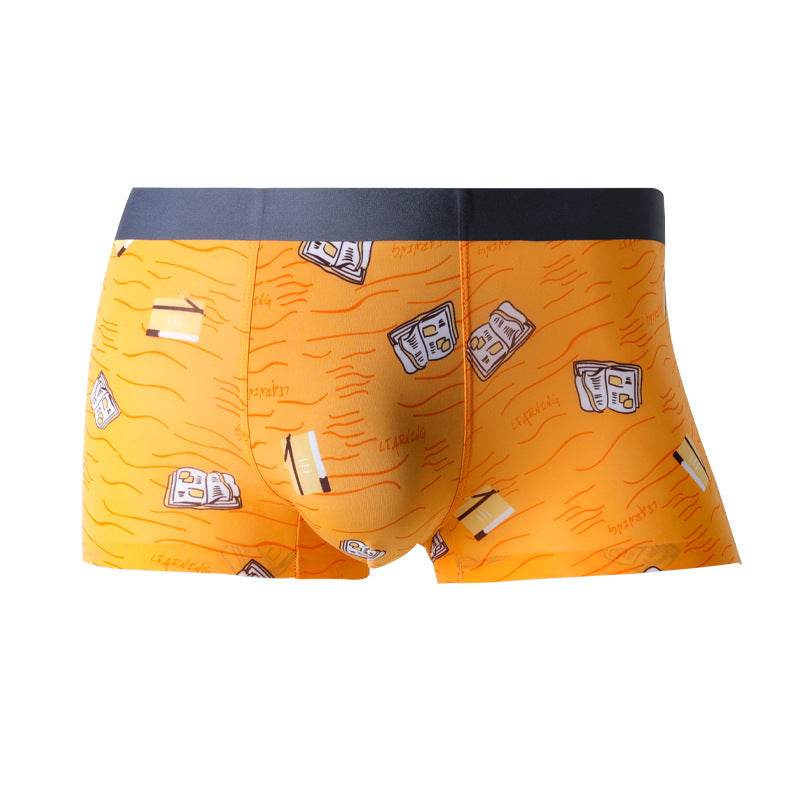 Men's Lightweight Printed Breathable Boxers - Mubimart