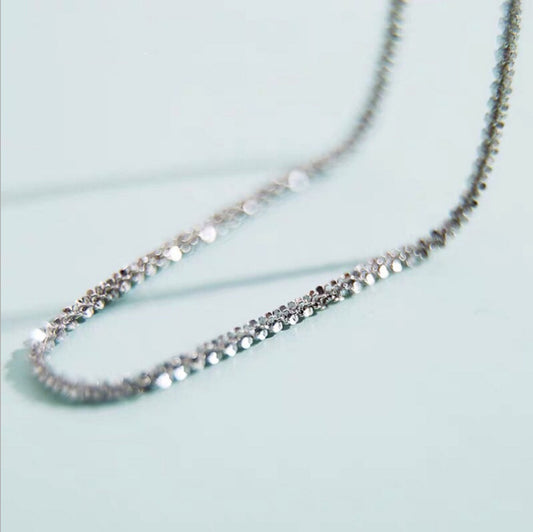 Sterling Silver 990 Starry Necklace For Women Necklace