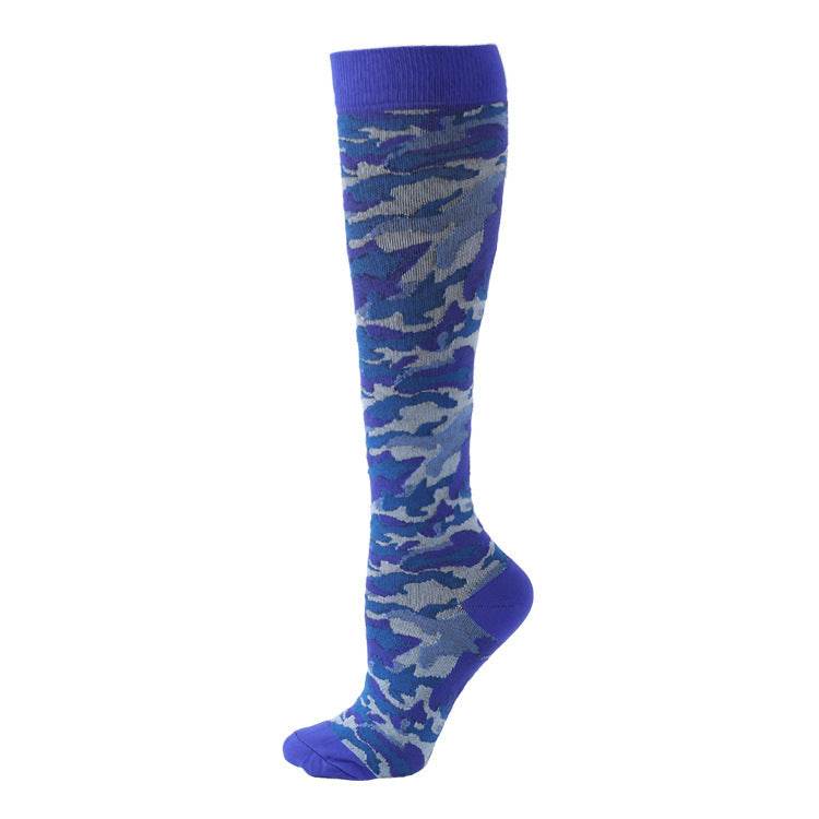 Sports Compression Socks Pattern Stretch Stockings - Mubimart