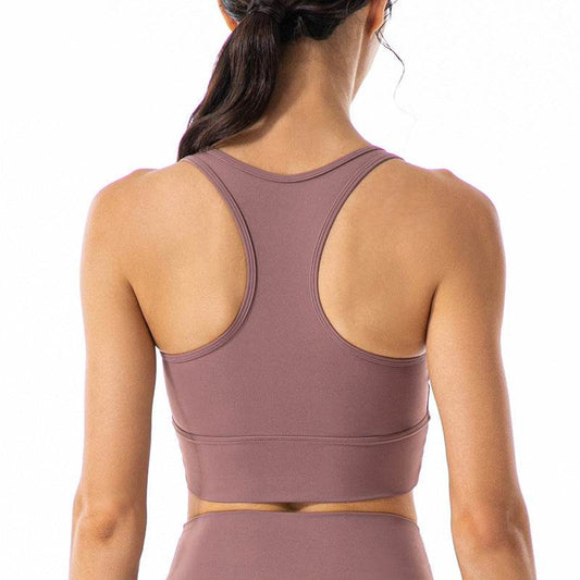 Women's Shockproof Push Up Bra Fitness Wear - Mubimart