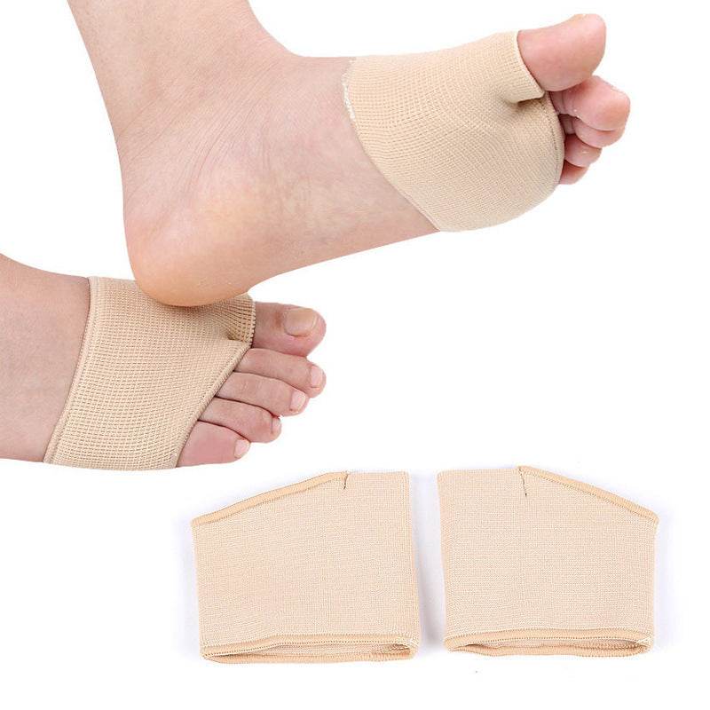 Forefoot Pad Toe Separator Protective Cover Hallux Valgus Separator Plus Silicone Super Soft Shock Absorption Massage Foot Protector - Mubimart