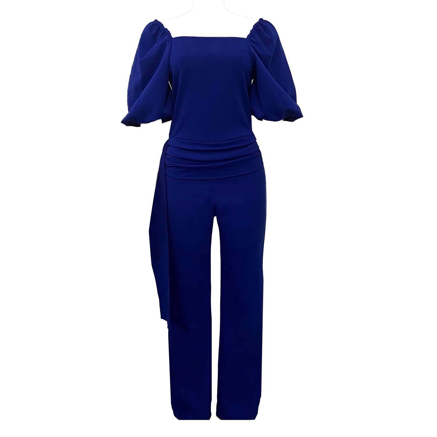 European And American Plus Size Long Women's African Jumpsuit - Mubimart -  