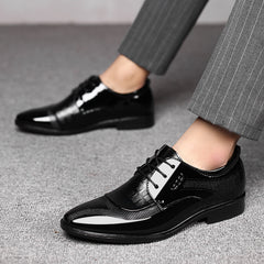 New Business Dress Shoes Large Size Shoes Men's Laces