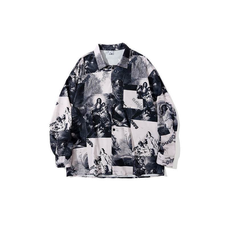 Long-sleeved Shirt Couple Autumn And Winter Shirt Jacket - Mubimart