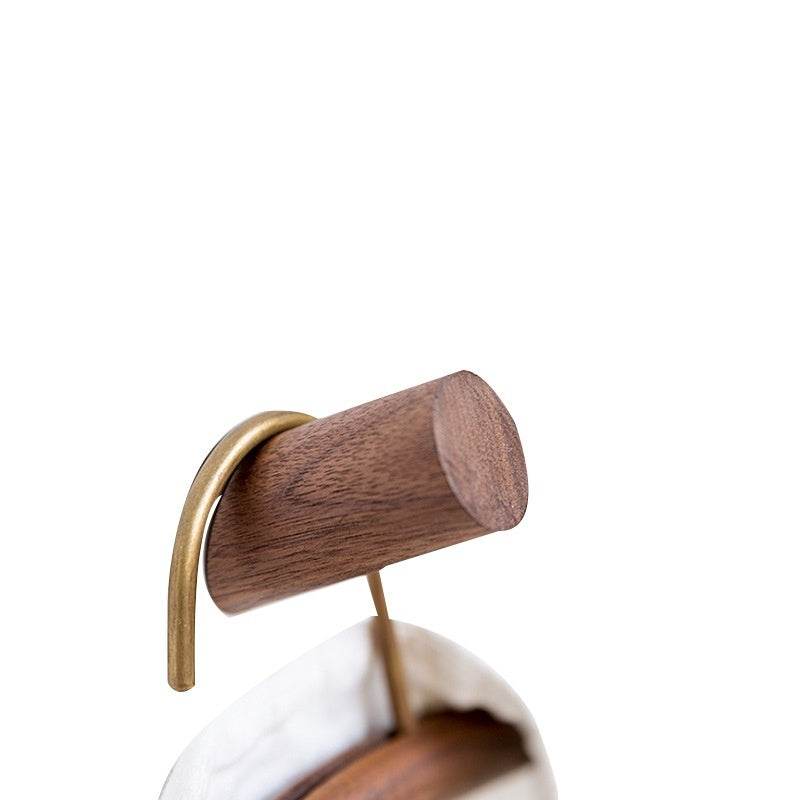 Solid Wood Hook Sticky Hook Punch-free - Mubimart