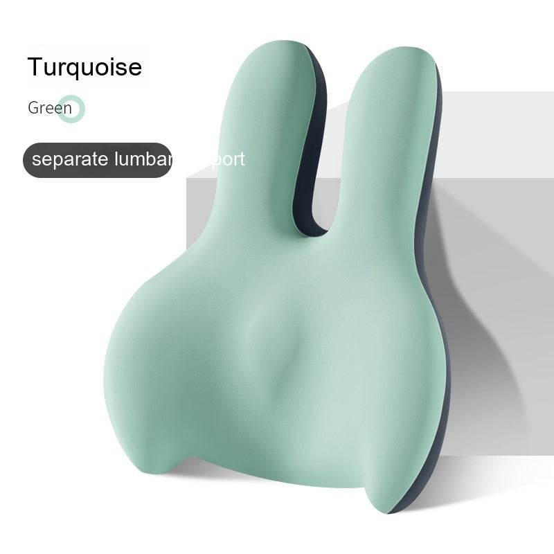 Car Heightening Cushion Backrest Lumber Pad Single Main Driving Thickened Cushion Driving Seat Short Four Seasons Universal - Mubimart