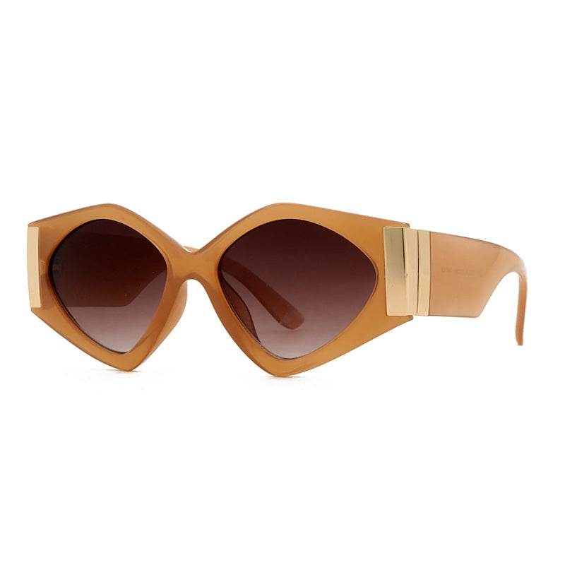 Fashion Small Frame Cat Eye Female Sunglasses - Mubimart