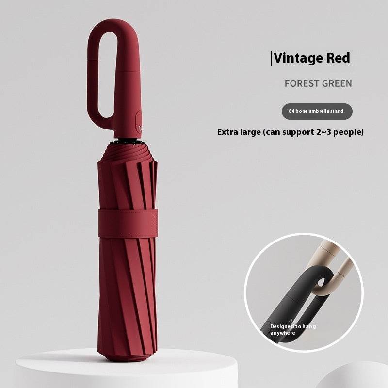 84 Bone Ring Buckle Umbrella Automatic Sun Shade UV - Mubimart