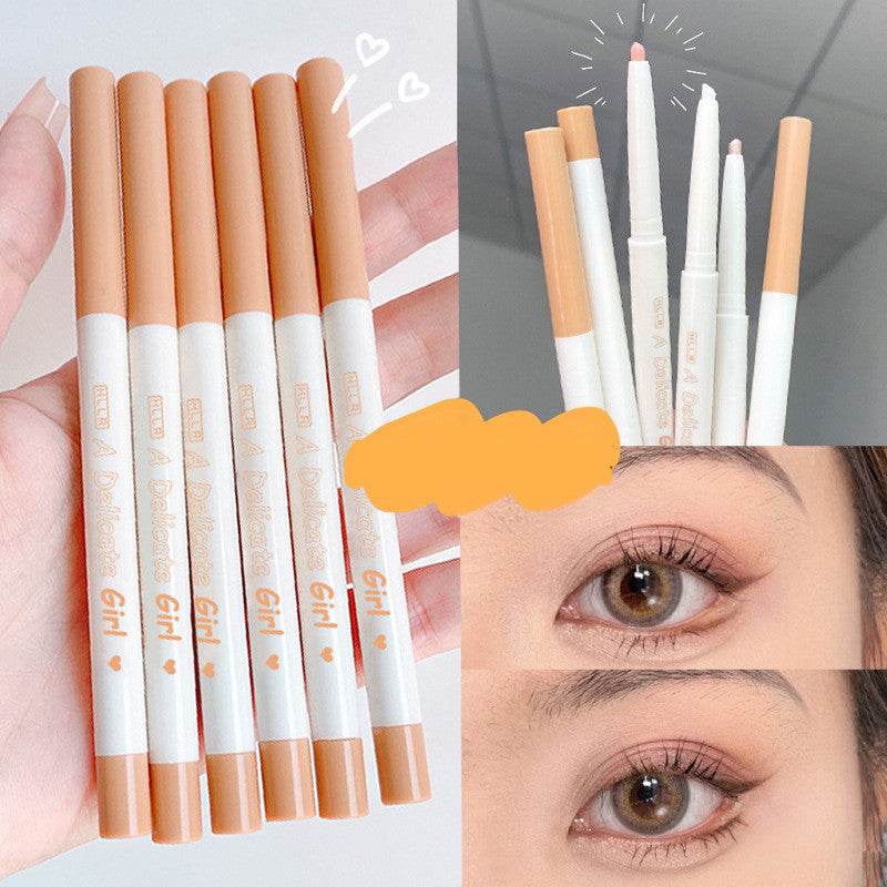 Color Extremely Fine Dual-use Natural Brightening Shadow Eyeliner Gel Pen - Mubimart
