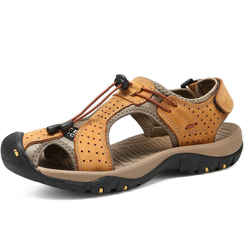 Mens Casual Breathable Package Head Beach Sandals - Mubimart