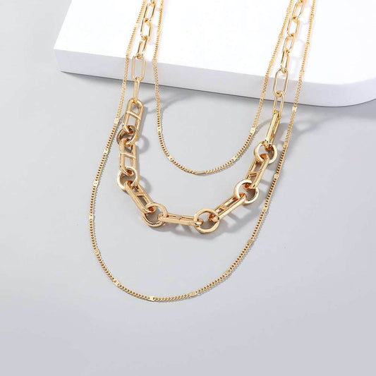 Japanese Word Chain Metal Chain Necklace Women - Mubimart