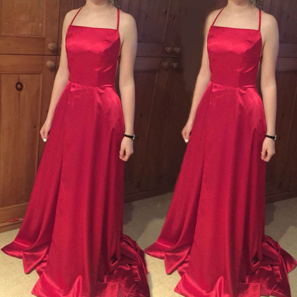 Sleeveless Split Prom Evening Dress New - Mubimart
