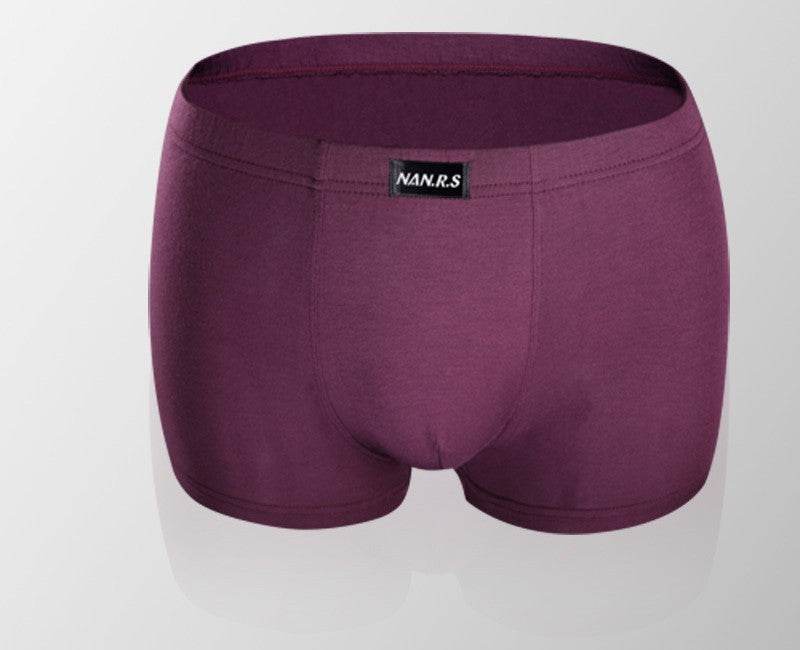 Men's Boxers Mid-waist Modal Boxers Youth Short Underpants - Mubimart