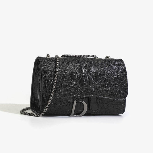 Trendy Crossbody Chain Small Square Bag For Women - Mubimart