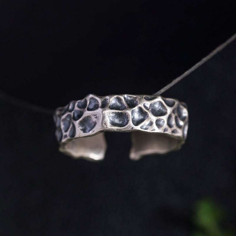 Fashion Personality Crater Ring For Men - Mubimart