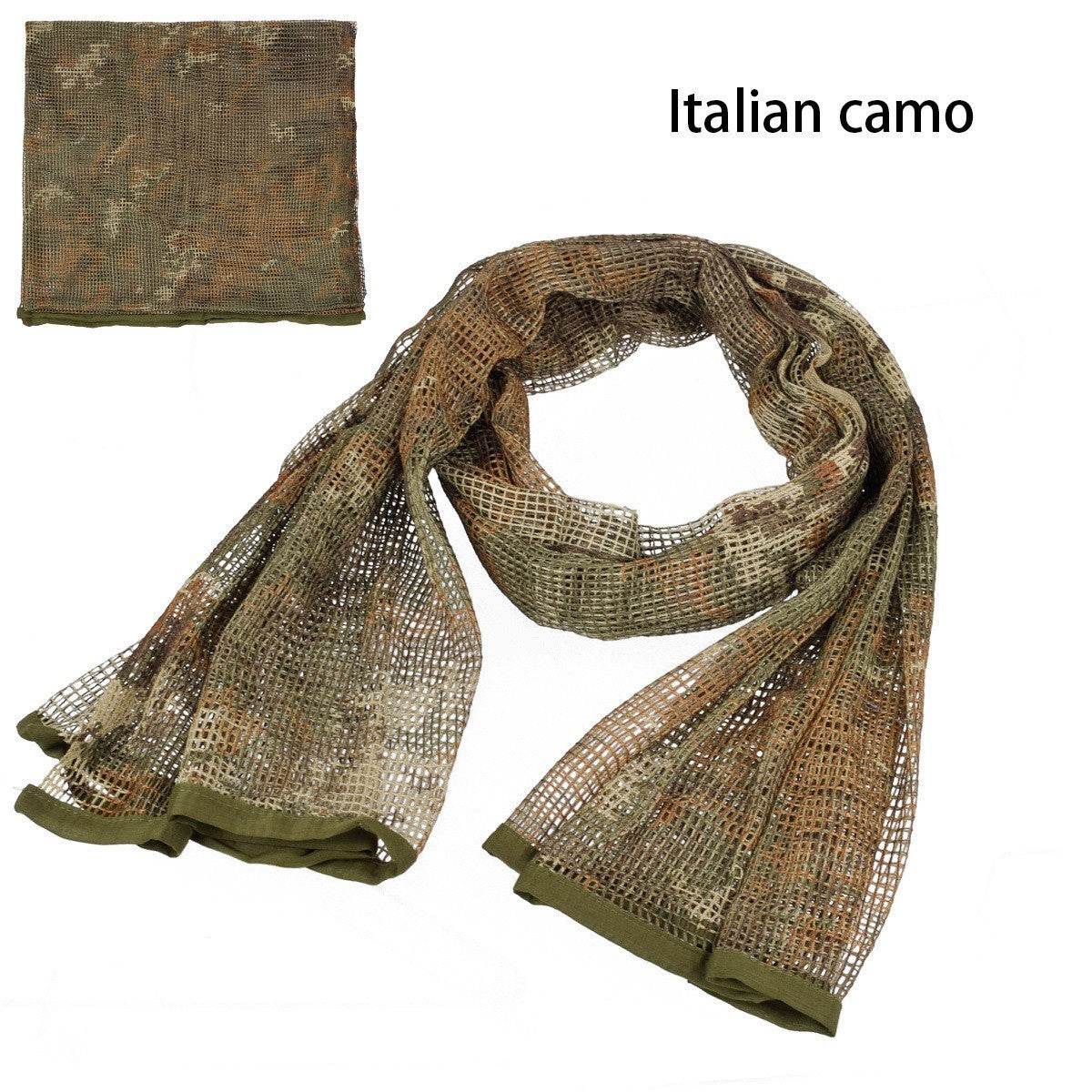 Breathable camouflage outdoor men's and women's scarves - Mubimart