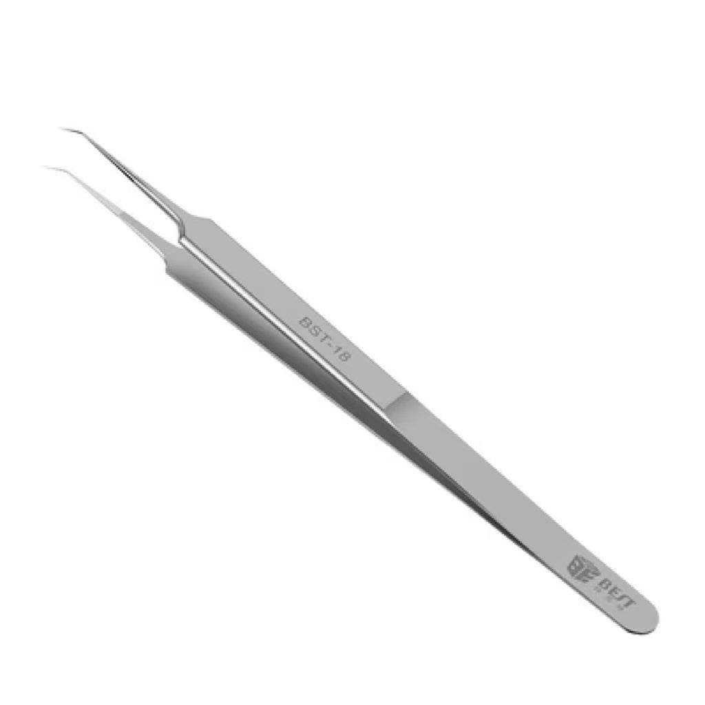 Flying Line Tweezers Stainless Steel 0.1mm Fine Tip Tweezers Lengthened And Hardened For Microscopy - Mubimart