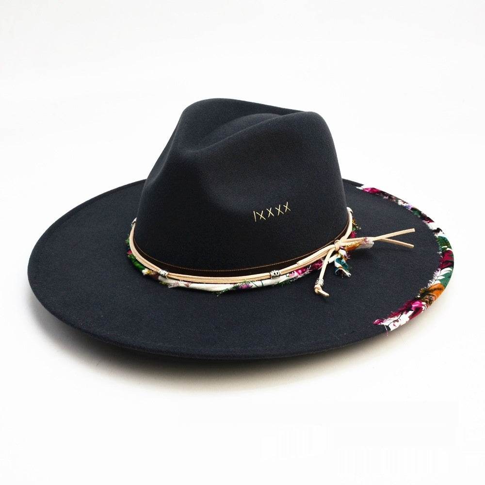 Fashion Retro Original Design Fedora Hat European And American Fur Felt Hat - Mubimart