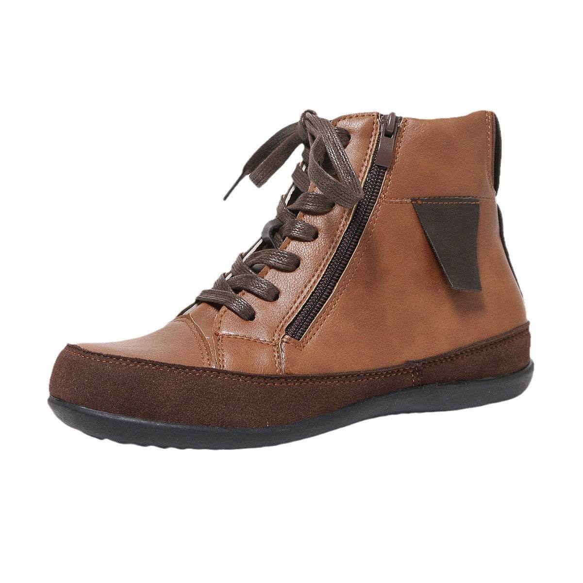 Barefoot Boots Fleece-lined Snow Ankle Boots - Mubimart