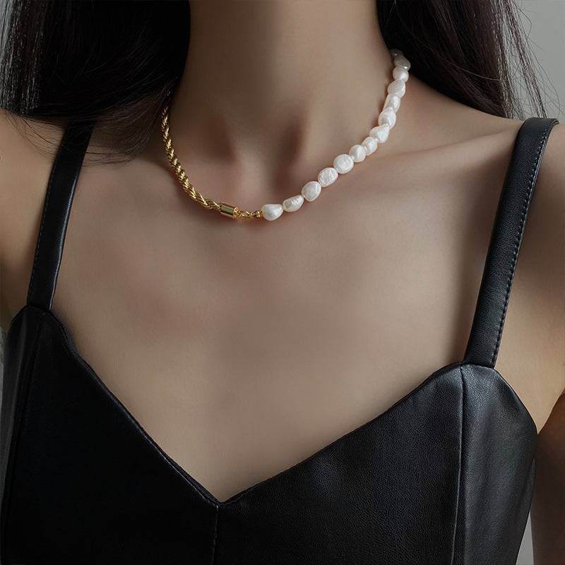 Design Stitching Personalized Clavicle Chain Necklace Women - Mubimart