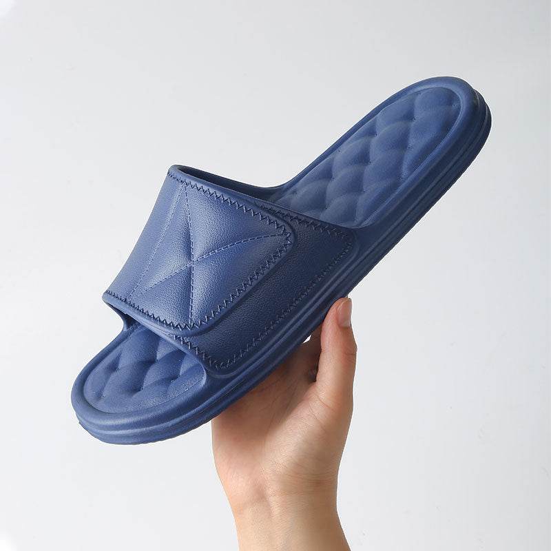 Summer Slippers Plaid Design Bathroom Slippers For Women Shoes - Mubimart