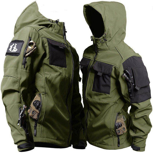 Men's Fleece Jackets Overalls And Workwear Pants For Autumn And Winter - Mubimart