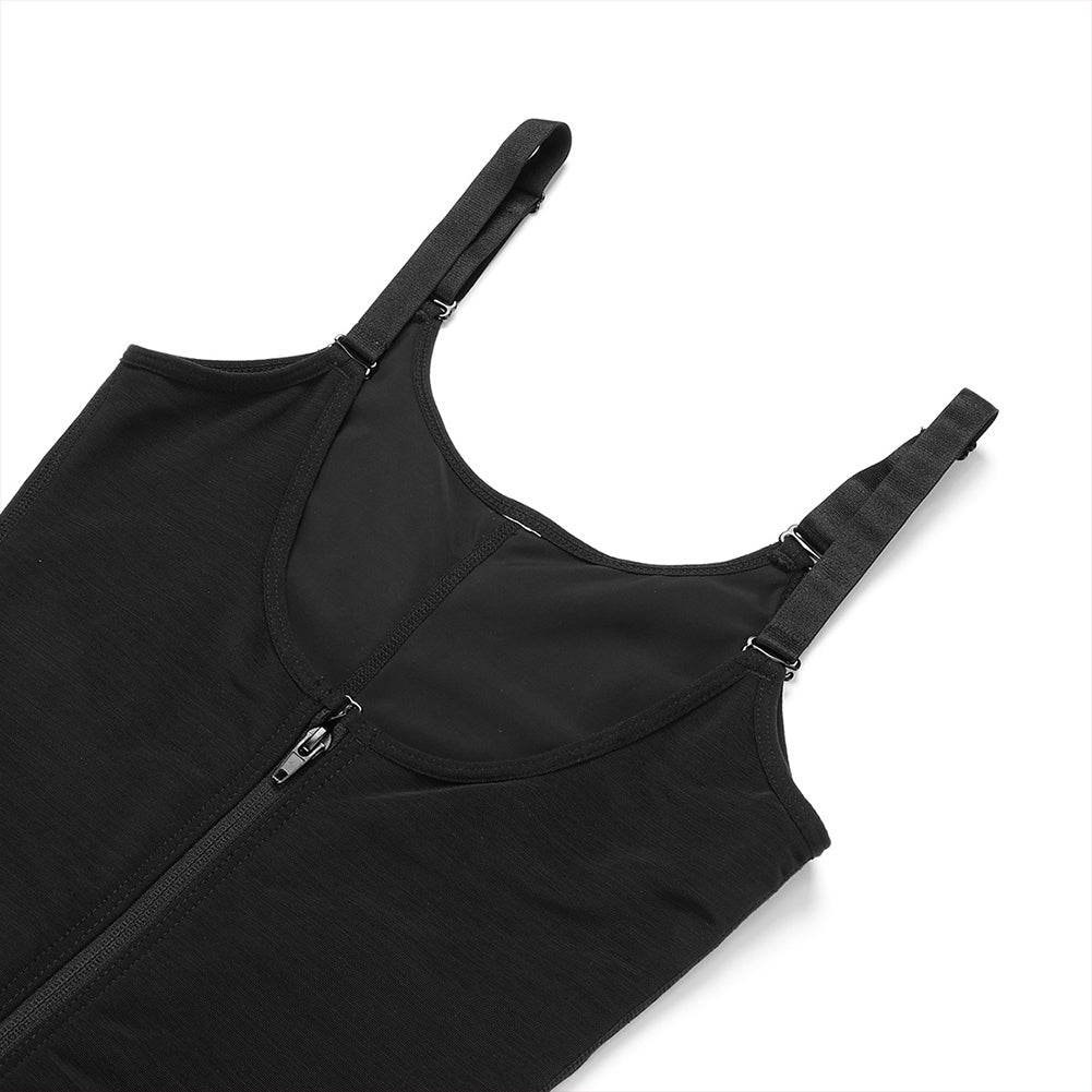 Stretch Mesh Shapewear Pants Zipper - Mubimart