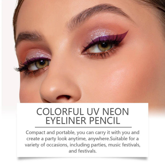 8 Colors Party Neon Liquid Eyeliner Silky - Mubimart