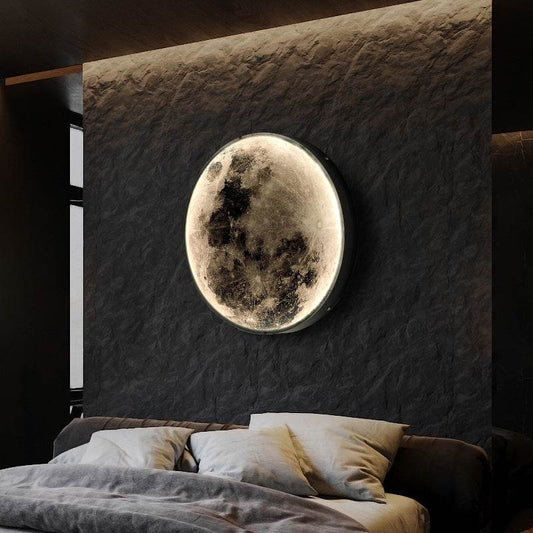 Bedroom Bedside Moon Wall Lamp - Mubimart