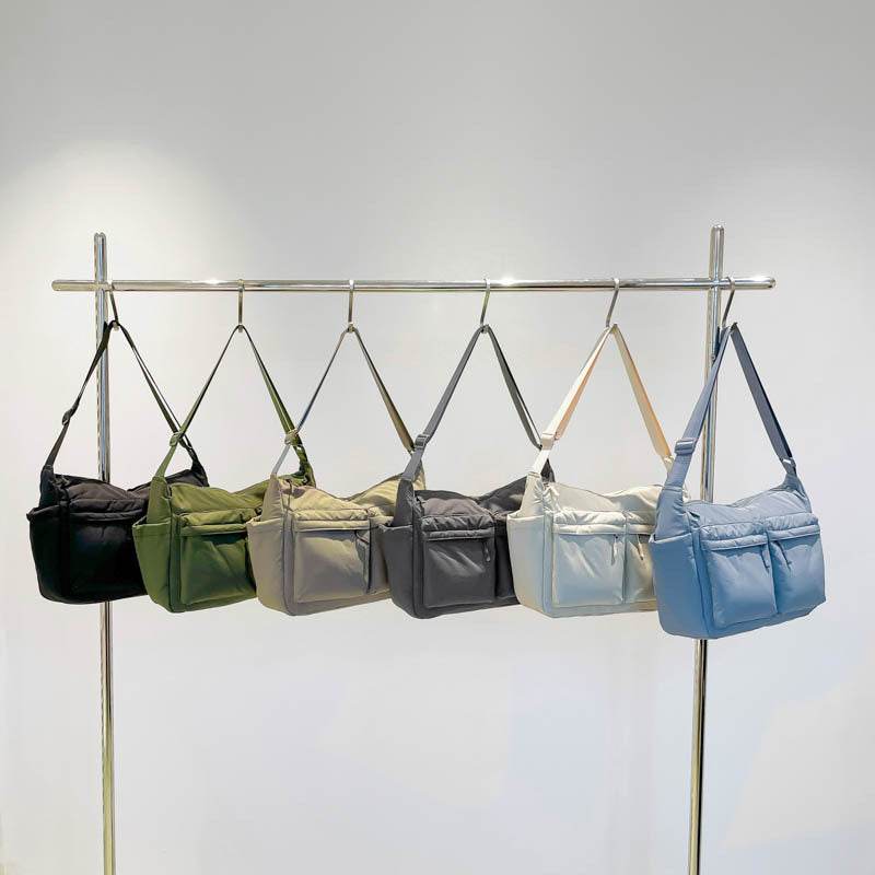 Large Capacity Cotton Jacket Casual Satchel - Mubimart