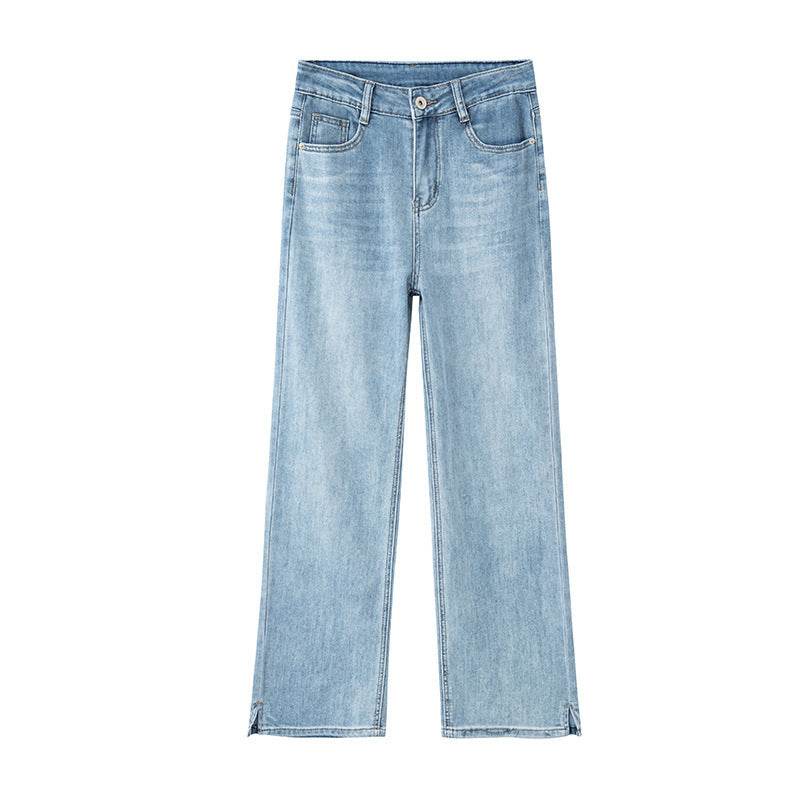 Fashion Personality Wide Leg Jeans For Women - Mubimart