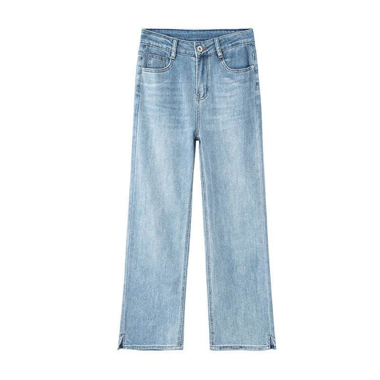 Fashion Personality Wide Leg Jeans For Women - Mubimart