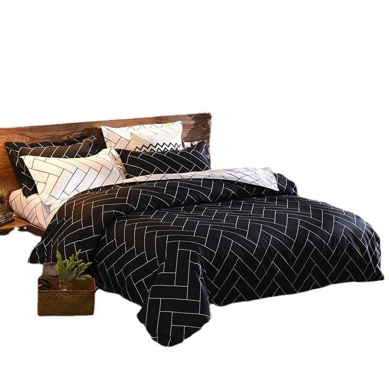 Three-Piece Set One Quilt Cover Two Pillowcases - Mubimart