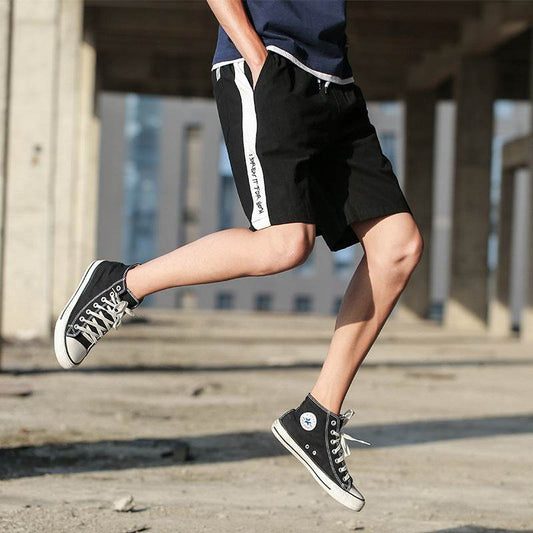 Mens Shorts Loose Five-point Pants Beach Pants - Mubimart