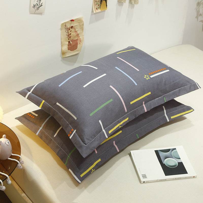 Household Large Pillowcase Aloe Cotton Pillowcase - Mubimart