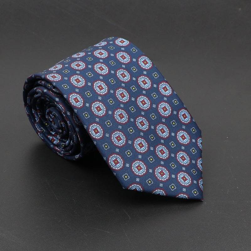 Super Soft Bohemian Silk Ties Men's Fashion 75mm Necktie - Mubimart