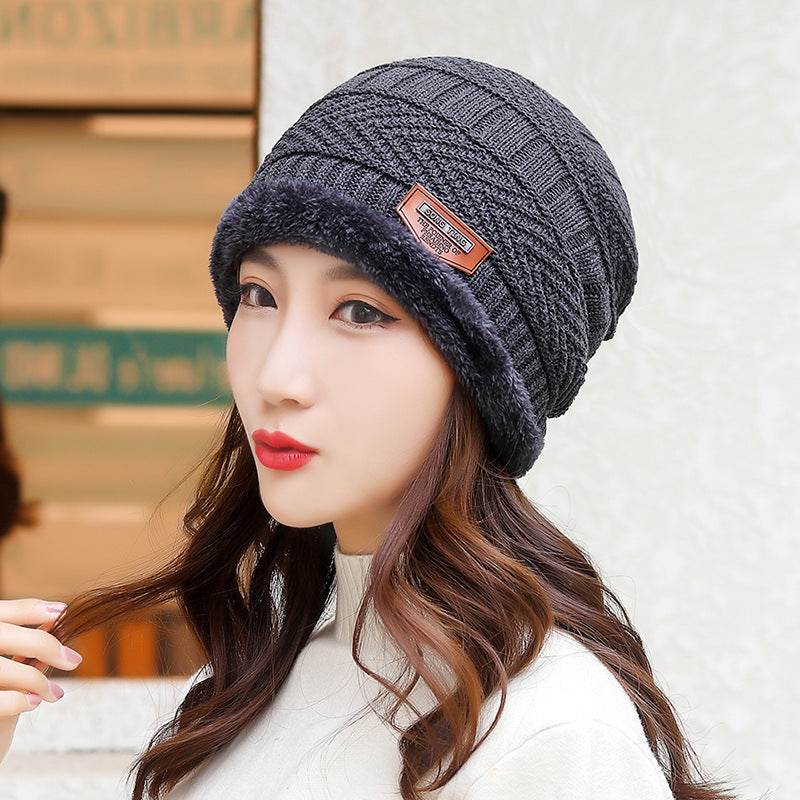 Coral Fleece Balaclava Winter Hat Beanies Unisex Hats - Mubimart
