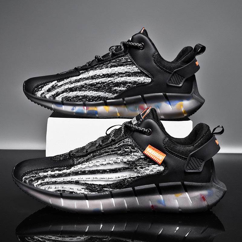 Breathable Sports Shoes Net Shoes Popcorn Trendy Shoes Casual Running Shoes - Mubimart