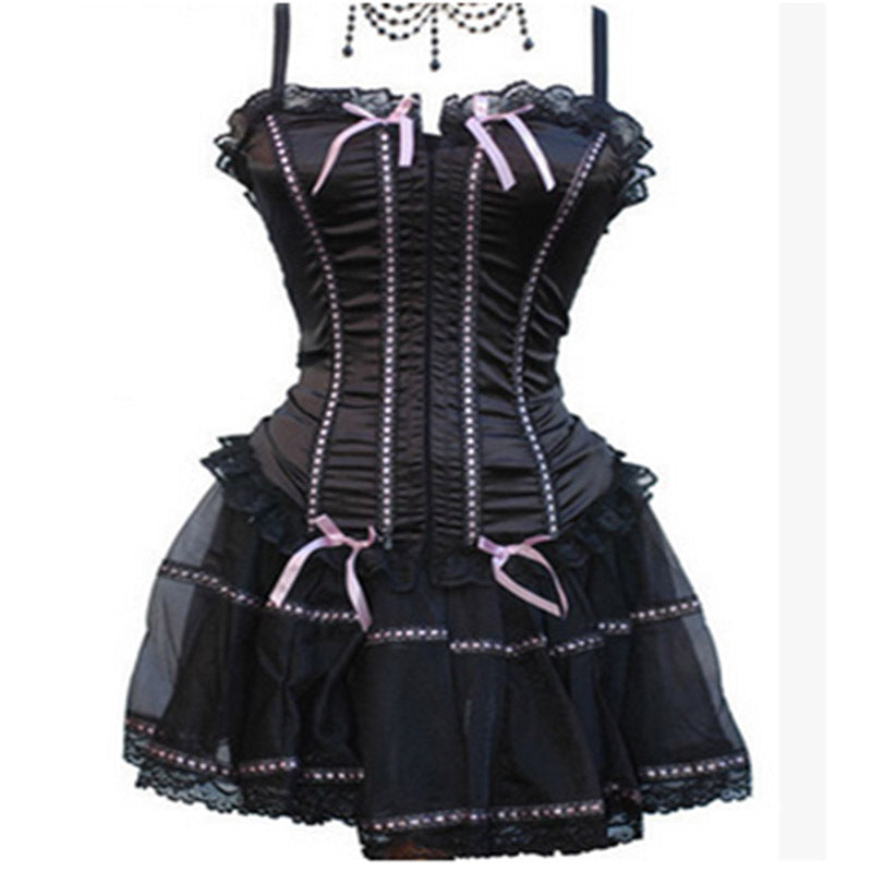 Court Corset Skirt Suit Corset - Mubimart -  