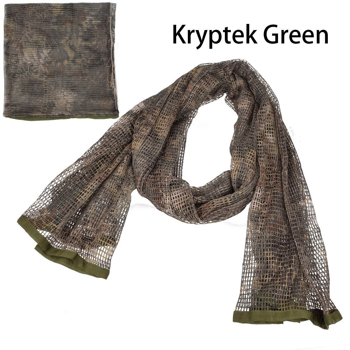 Ademende camouflage outdoor sjaals voor heren en dames