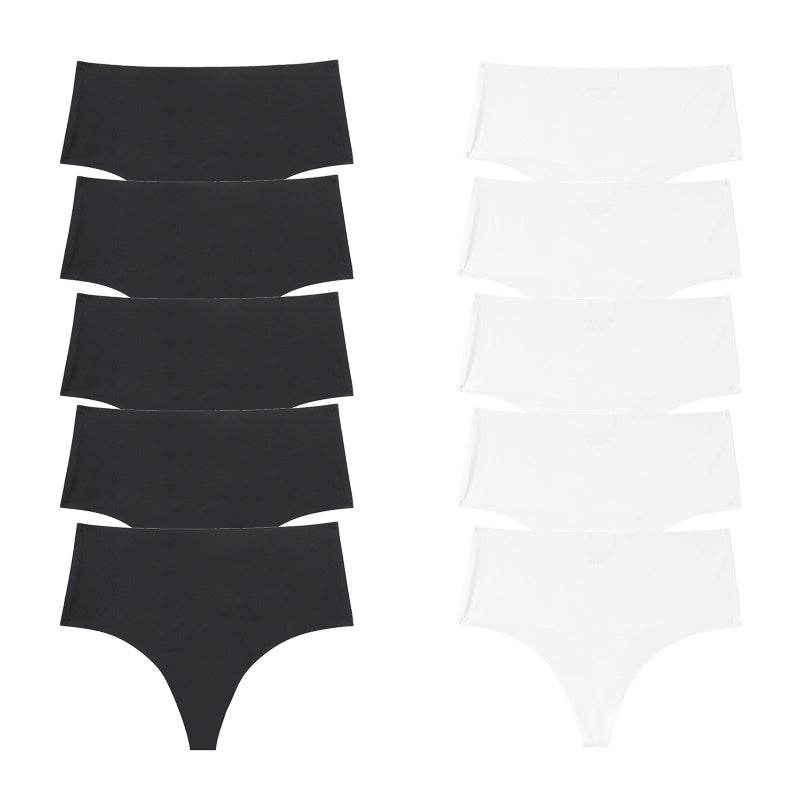 Traceless Women's briefs Pregnant Women Large Size Ice Silk Breathable sports quick dry one-piece briefs - Mubimart