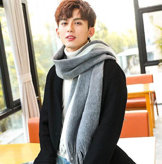 Men Scarves Can Match Colors Fashion - Mubimart