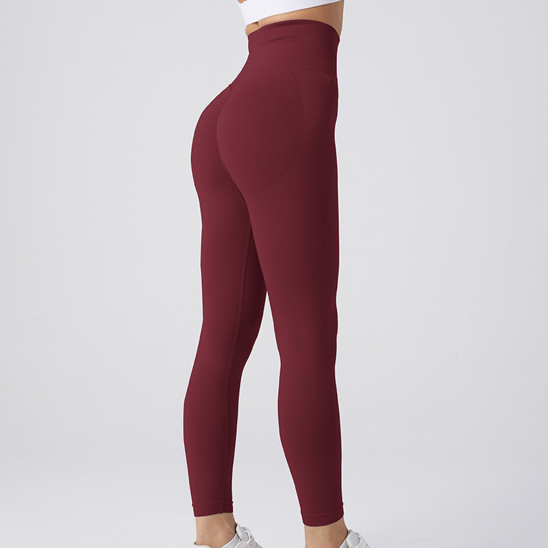 Naadloze leggings Yogabroeken Buikcontrole Workout Hardloop Yogaleggings Voor Vrouwen