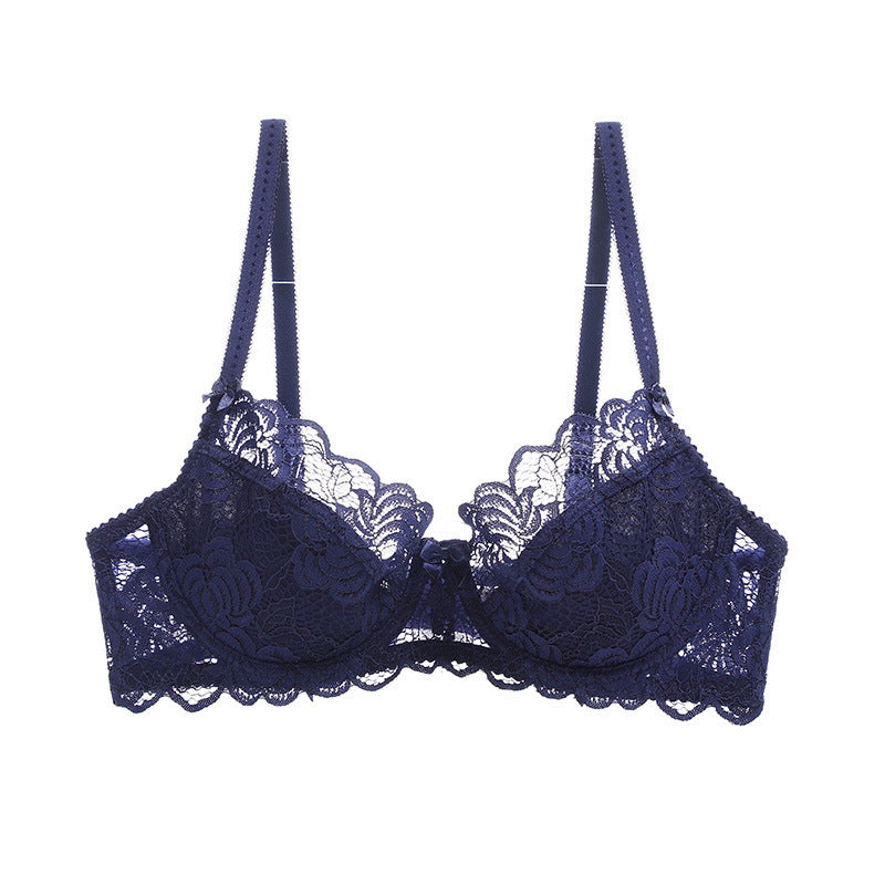 Lace Lingerie Breathable Comfortable Thin Large Size Bra Bra - Mubimart -  