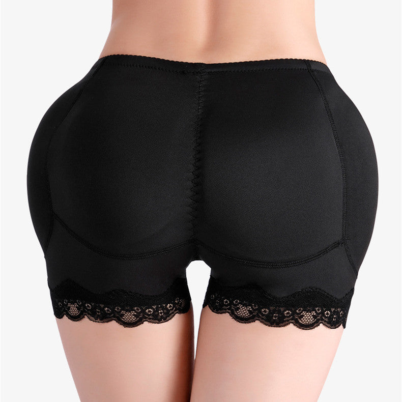 Lace Tie Belt Hip Pad Corset Body Shaper Panties - Mubimart - Hip shaper 